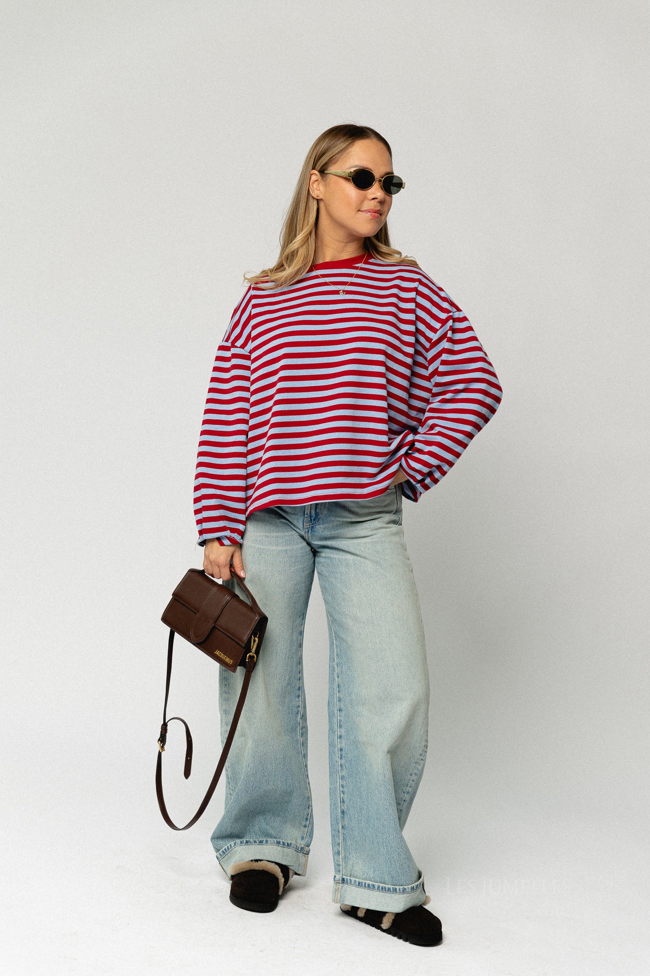 Silvy striped sweatshirt red/blue