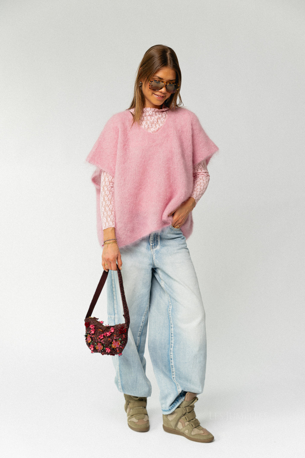Odile jumper powder pink