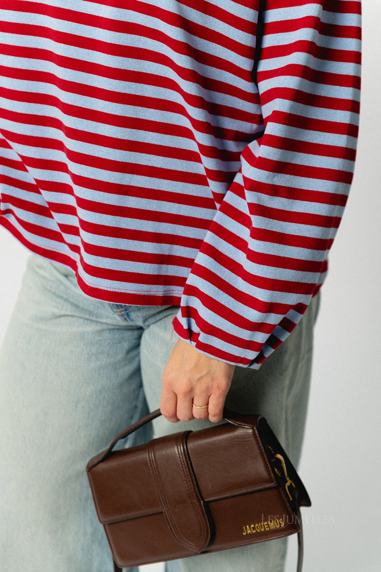 Silvy striped sweatshirt red/blue