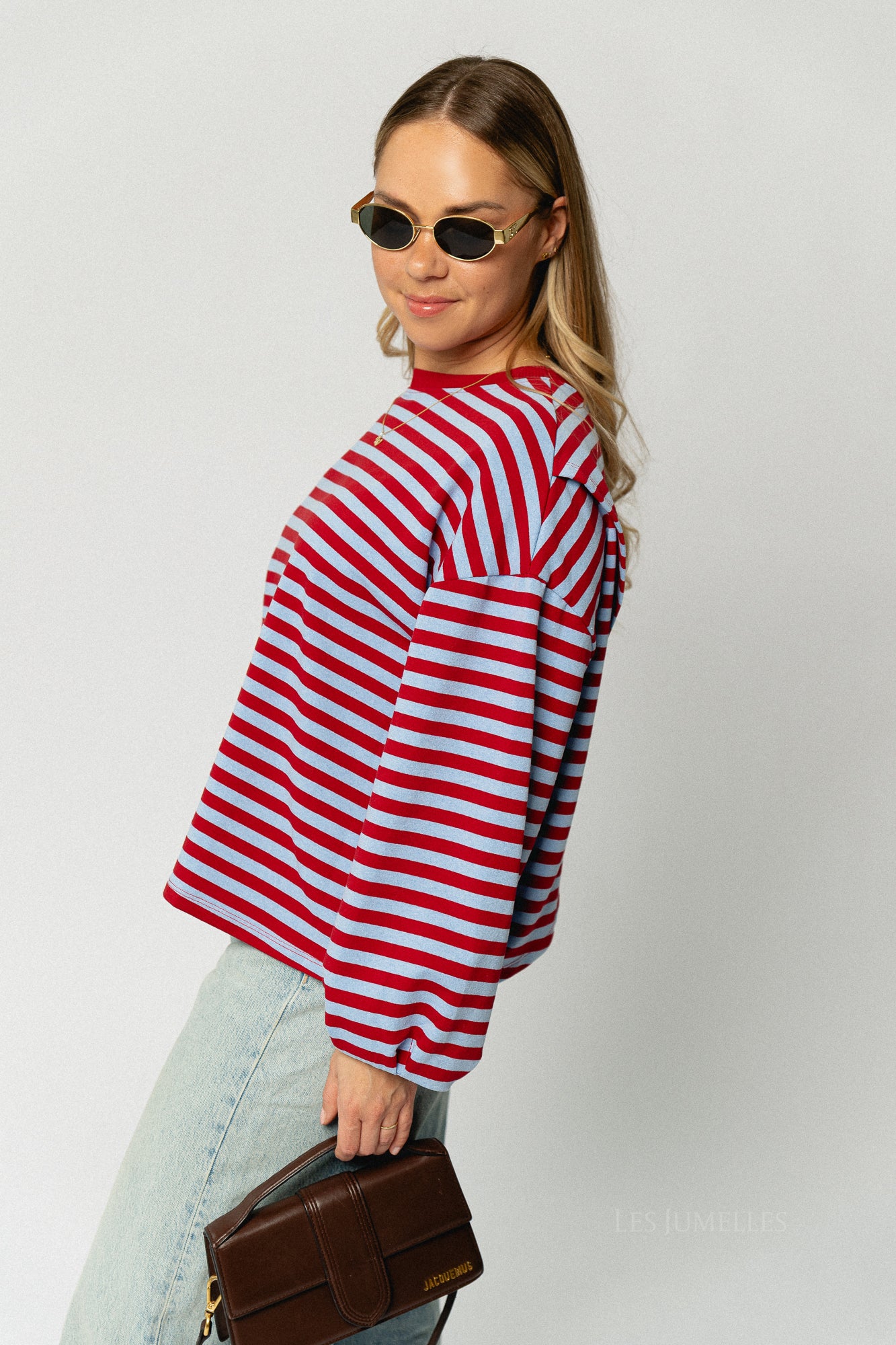 Silvy striped sweatshirt red/blue