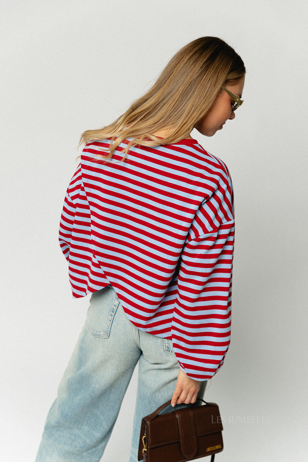 Silvy striped sweatshirt red/blue