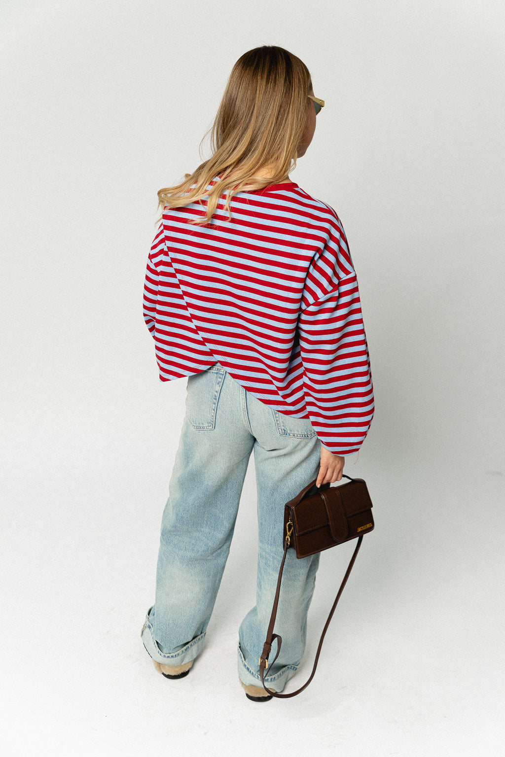 Silvy striped sweatshirt red/blue