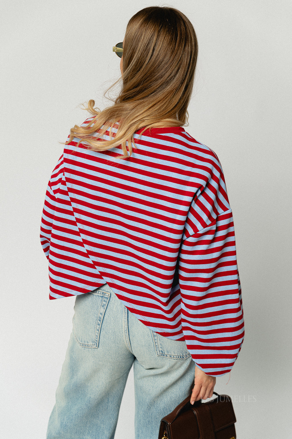 Silvy striped sweatshirt red/blue
