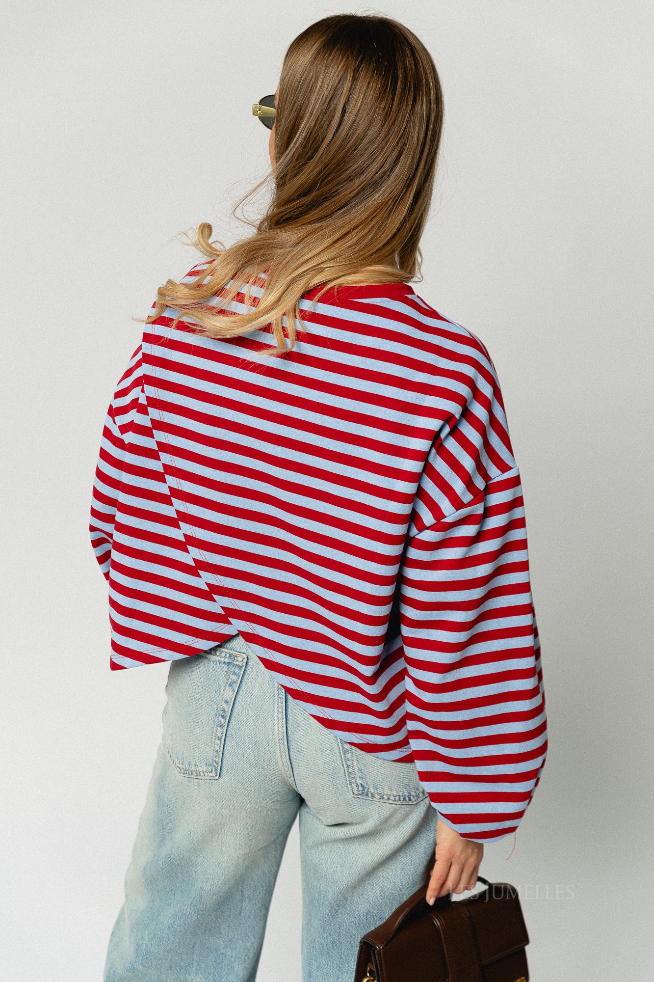 Silvy striped sweatshirt red/blue