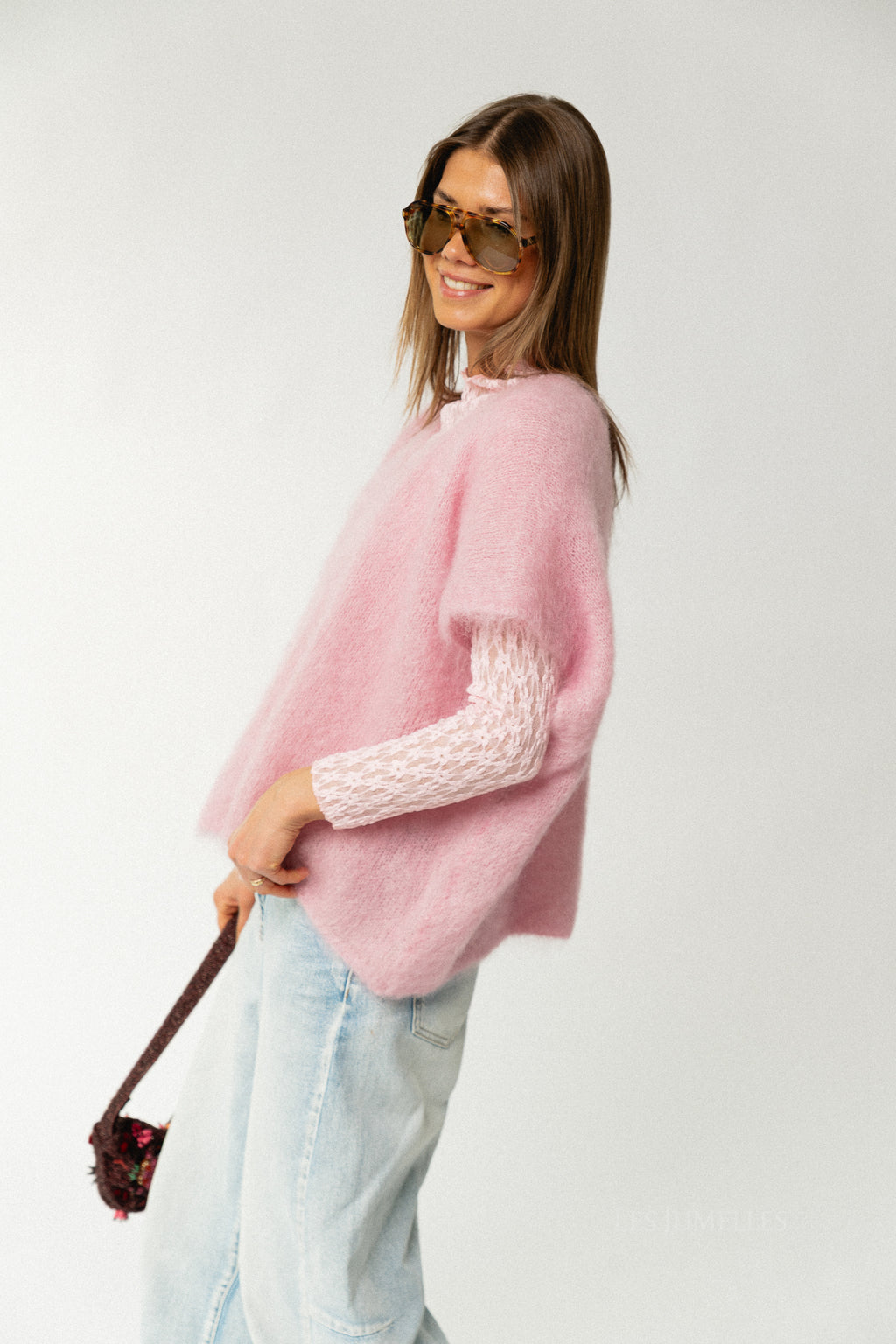 Odile jumper powder pink