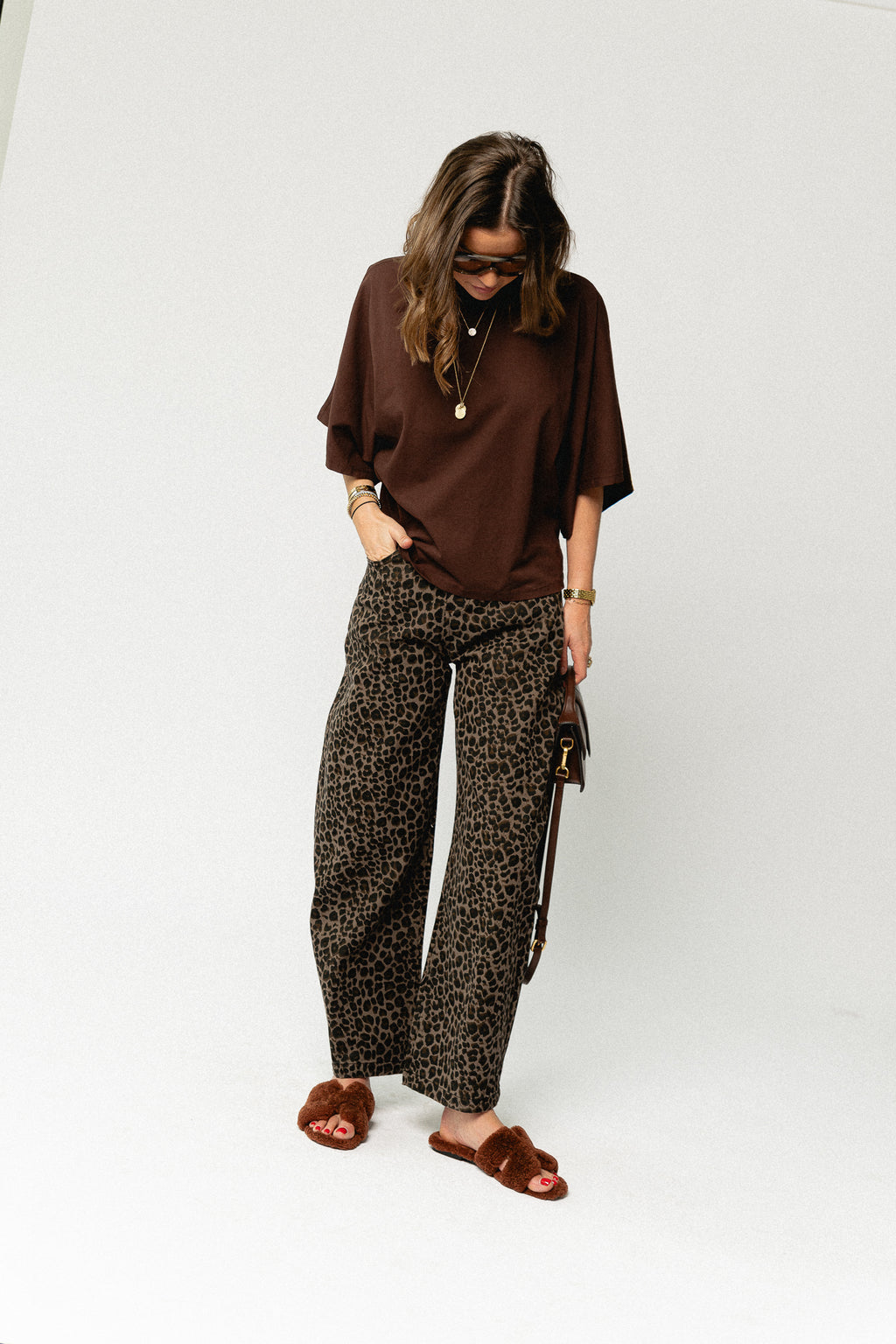 Helena oversized T-shirt hot chocolate
