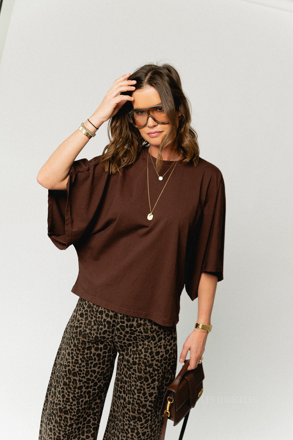 Helena oversized T-shirt hot chocolate