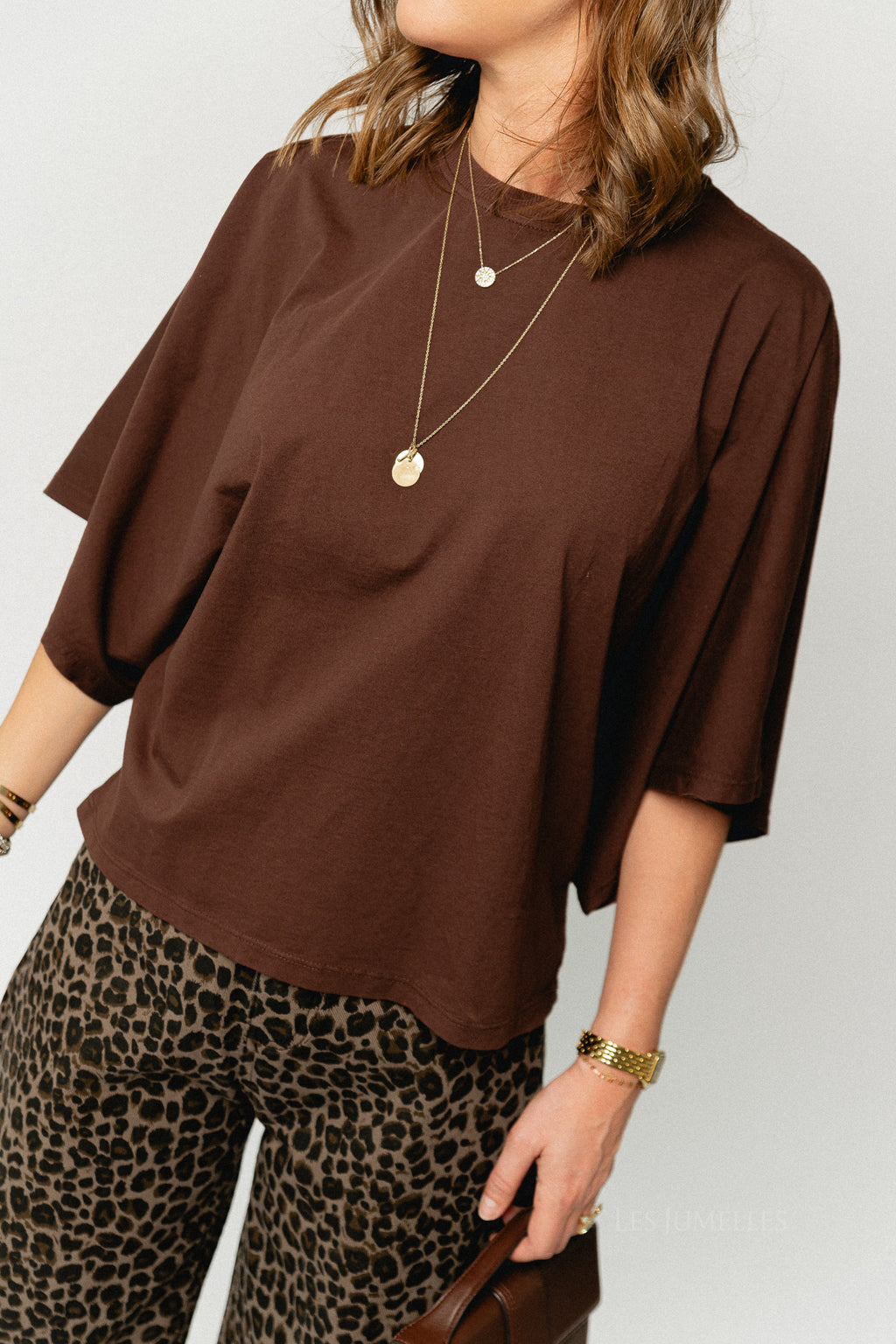 Helena oversized T-shirt hot chocolate