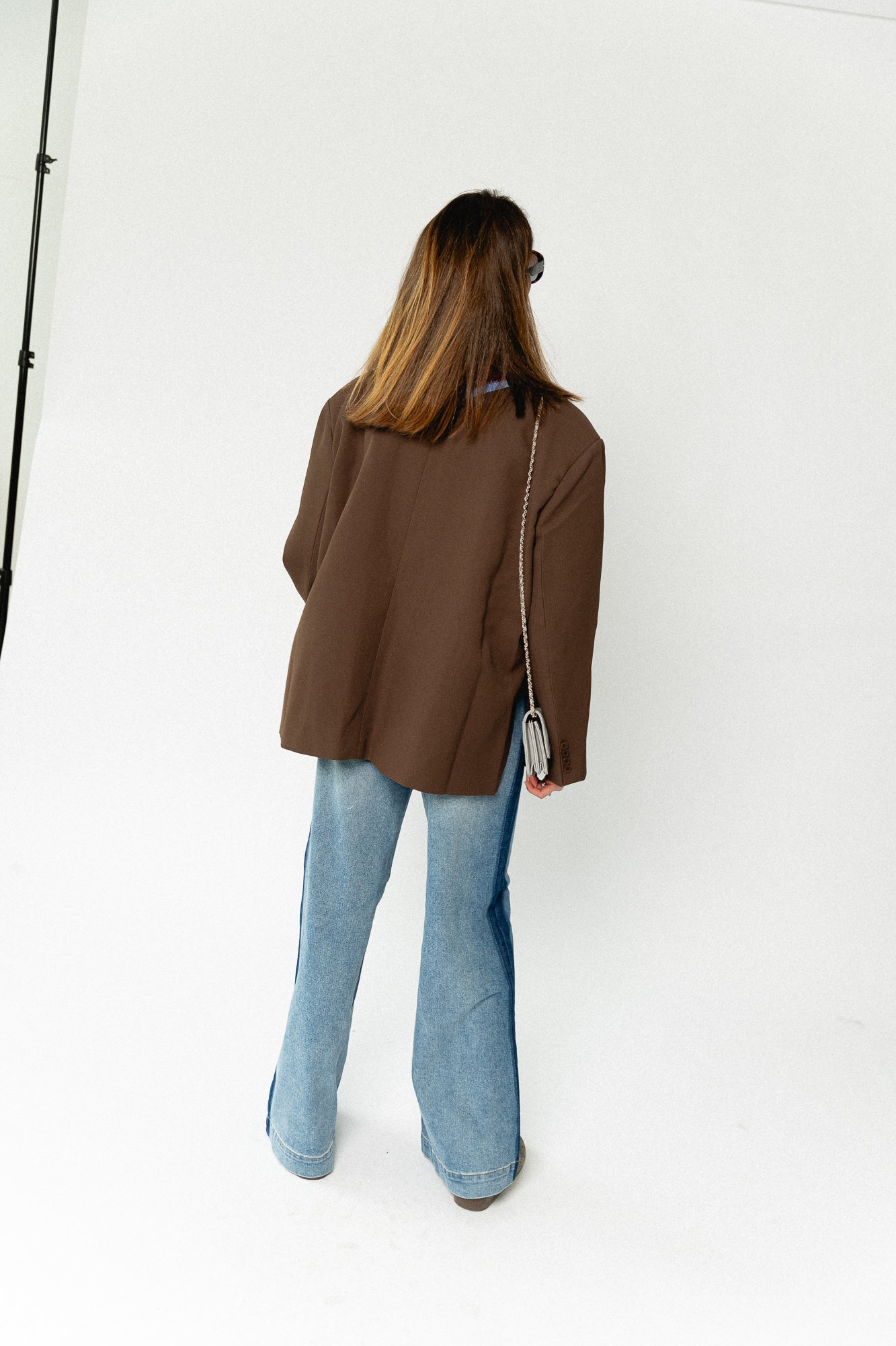 Chloe Oversized-Blazer in Braun