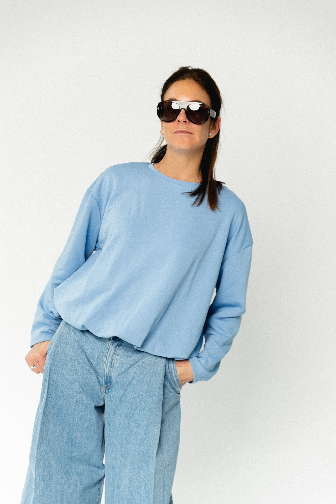 Syrah sweater sky blue