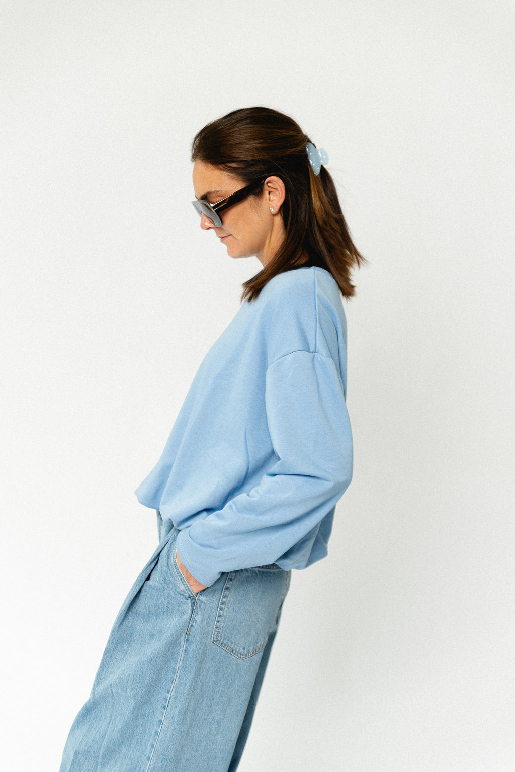 Syrah sweater sky blue