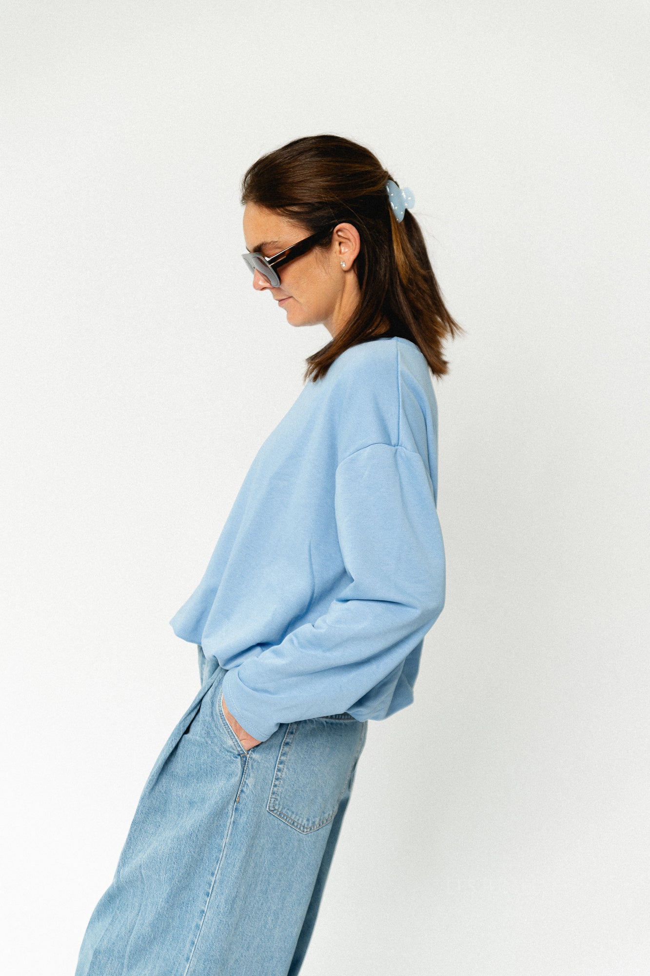 Syrah sweater sky blue