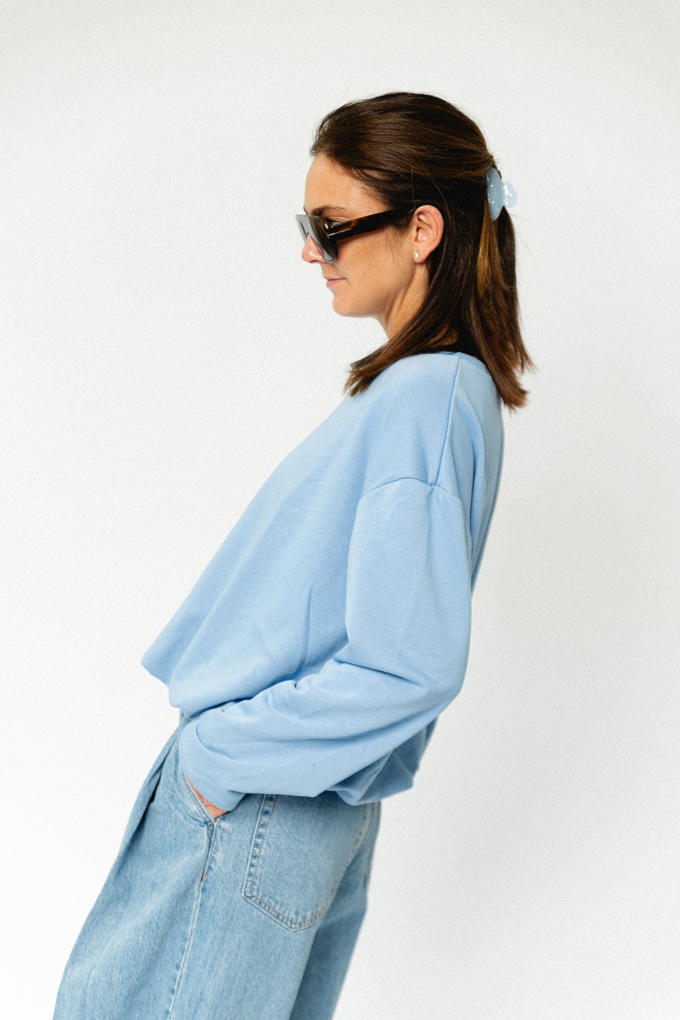 Syrah sweater sky blue