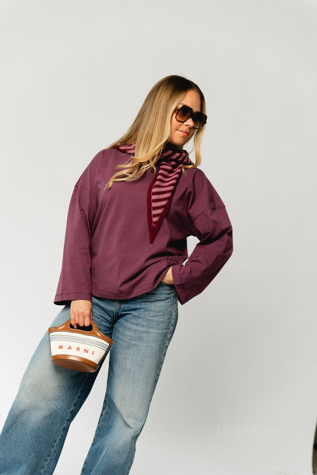 Manon longsleeve plum