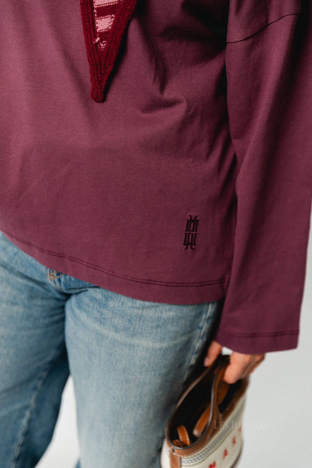Manon longsleeve plum