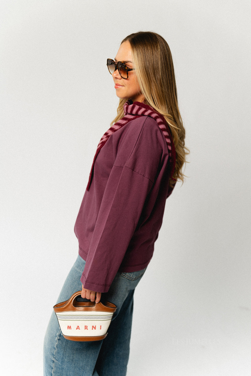 Manon longsleeve plum