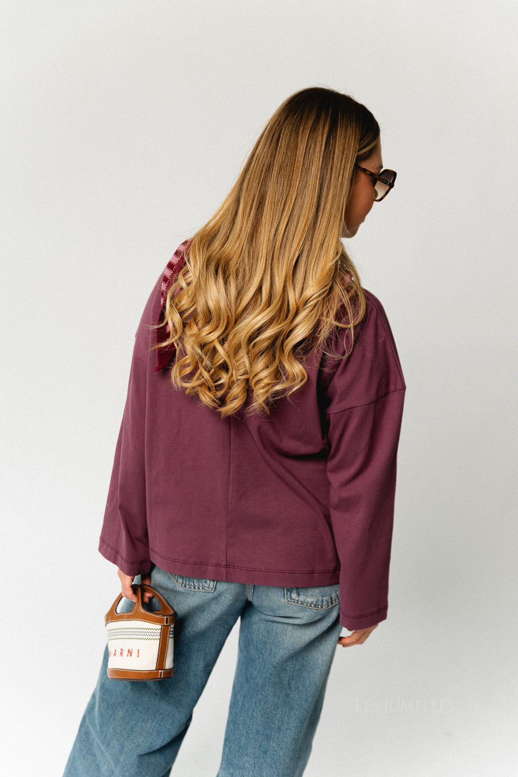 Manon longsleeve plum