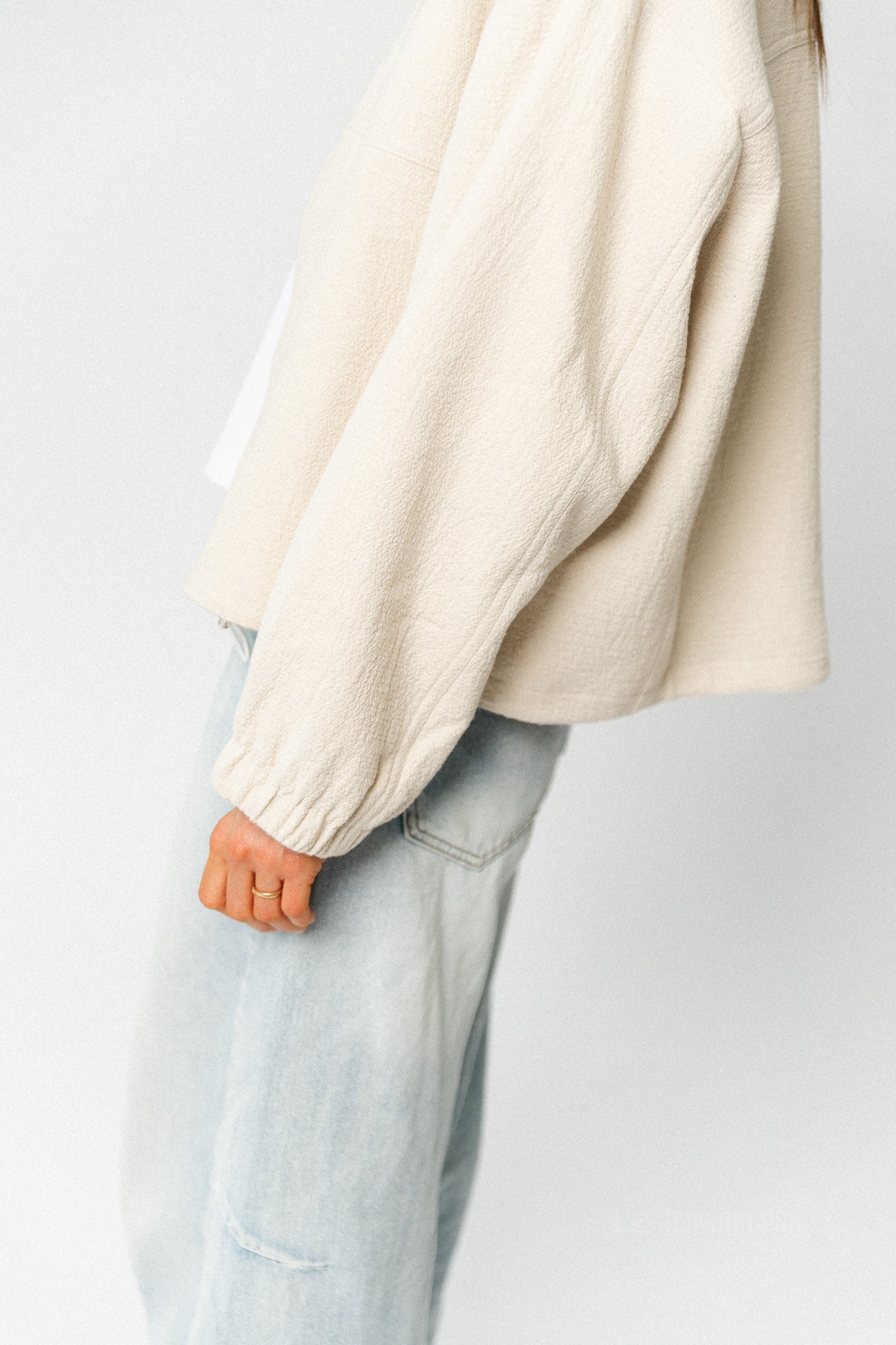 Carola jacket almond milk