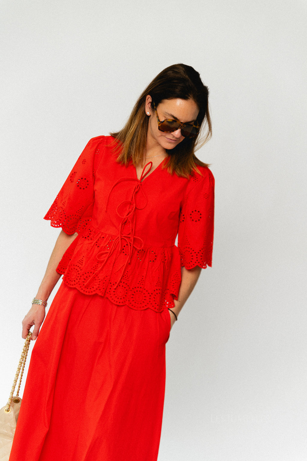 YASCornelia 2/4 tie top noos fiery red
