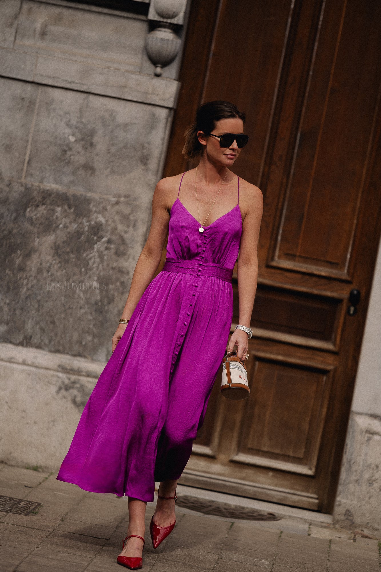 Caline dress violet