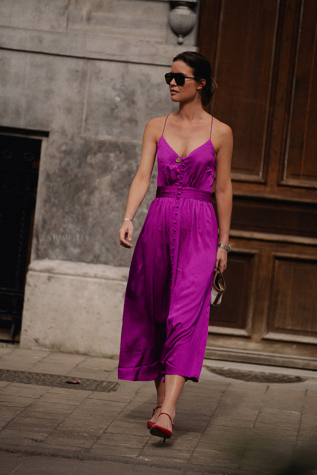 Caline dress violet