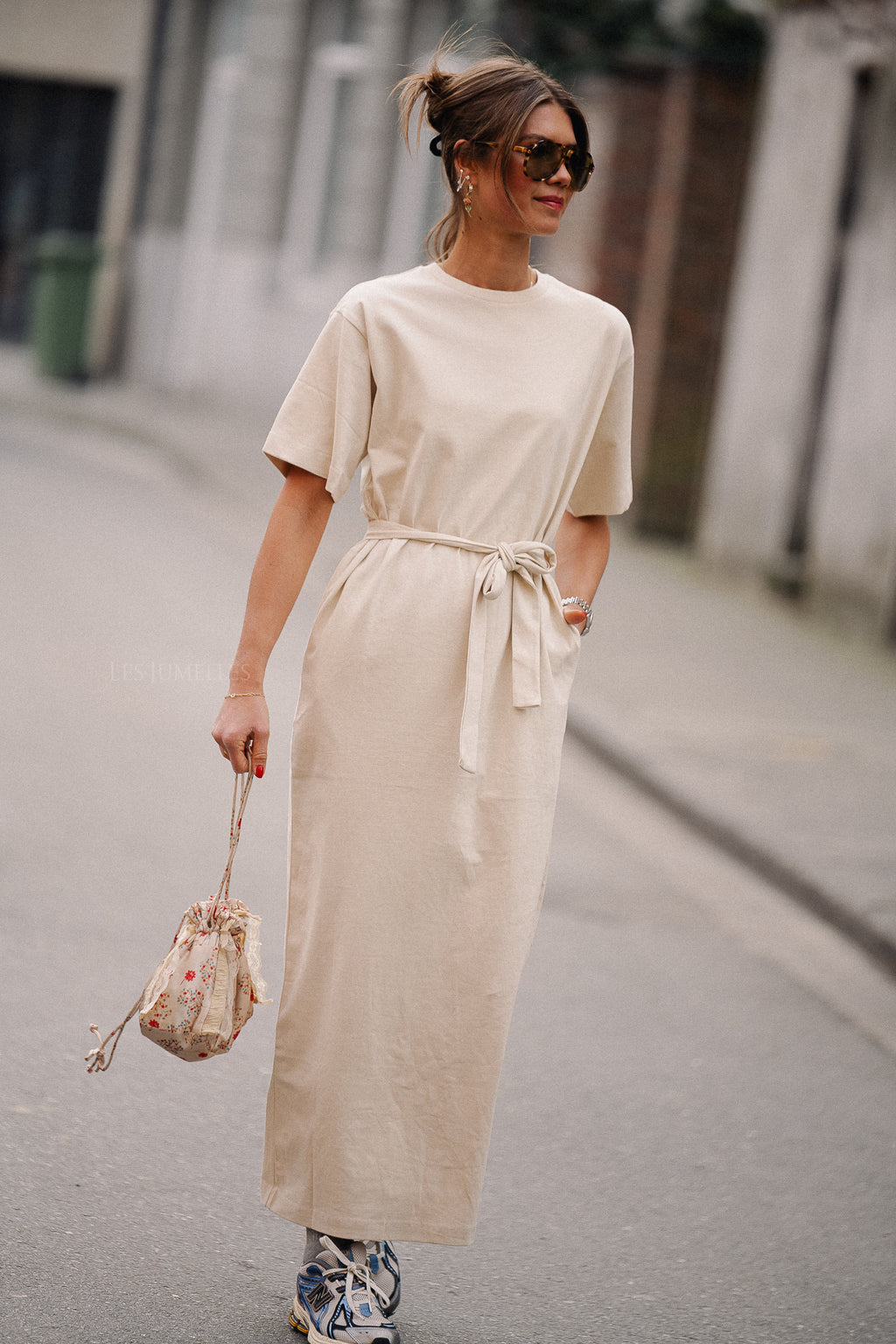 SLFEssential SS pocket ankle dress birch