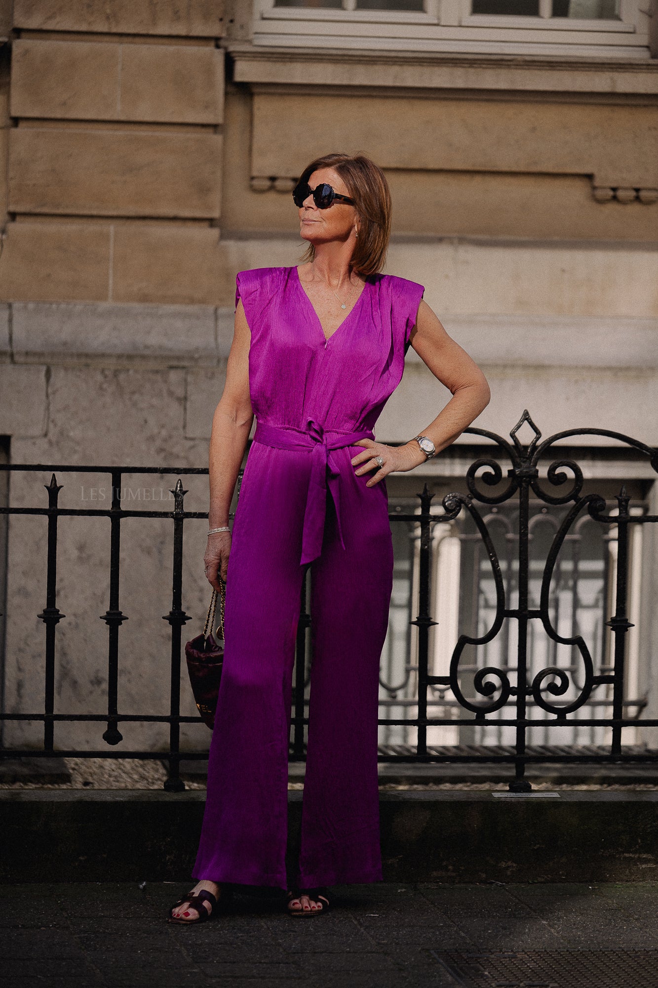 Taylor jumpsuit violet