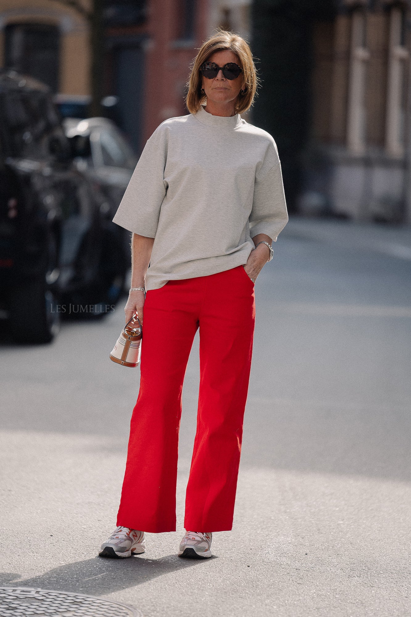 Norma pants red