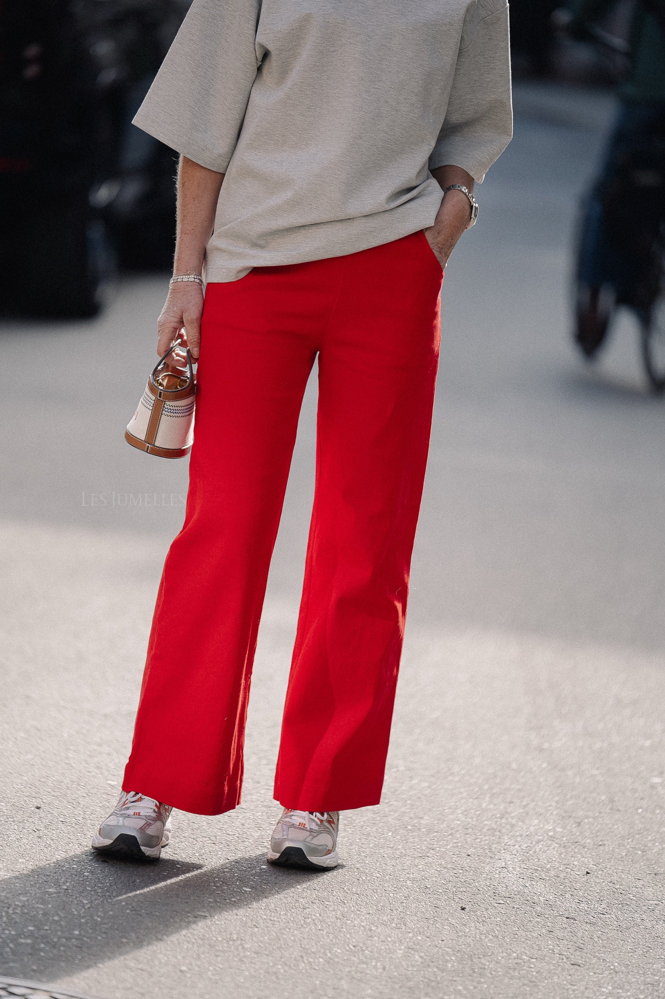 Norma pants red