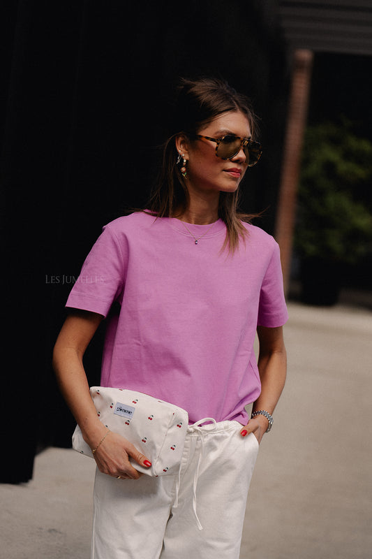 Les Jumelles SLFEssential SS boxy tee first bloom