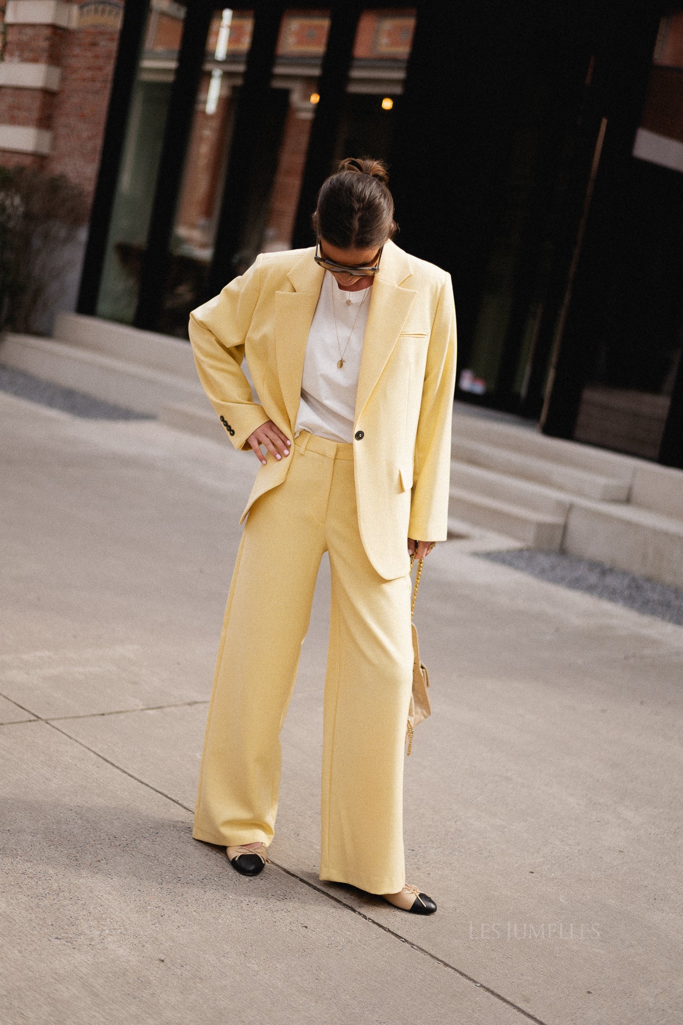 SLFRita Paxa wide pant italian straw