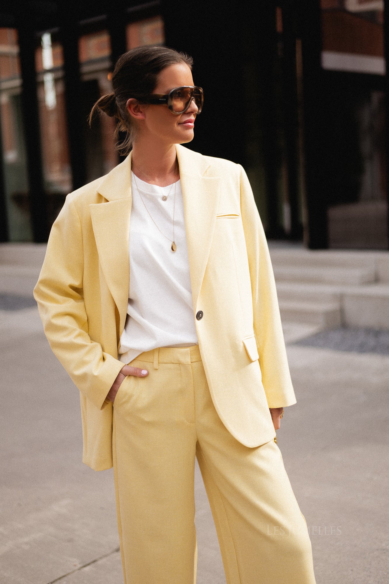 SLFRita oversized blazer italian straw