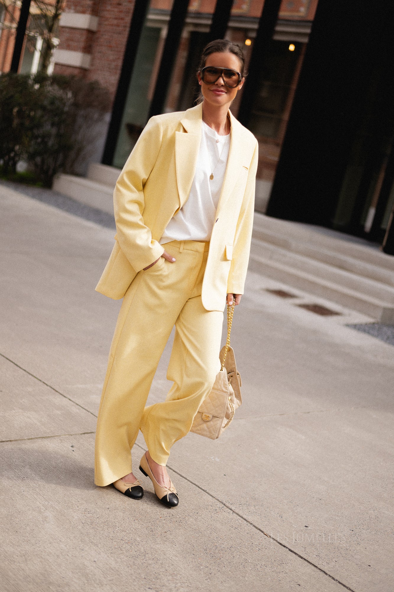 SLFRita oversized blazer italian straw