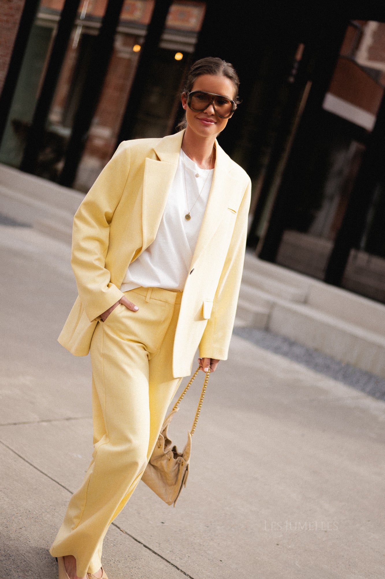 SLFRita oversized blazer italian straw