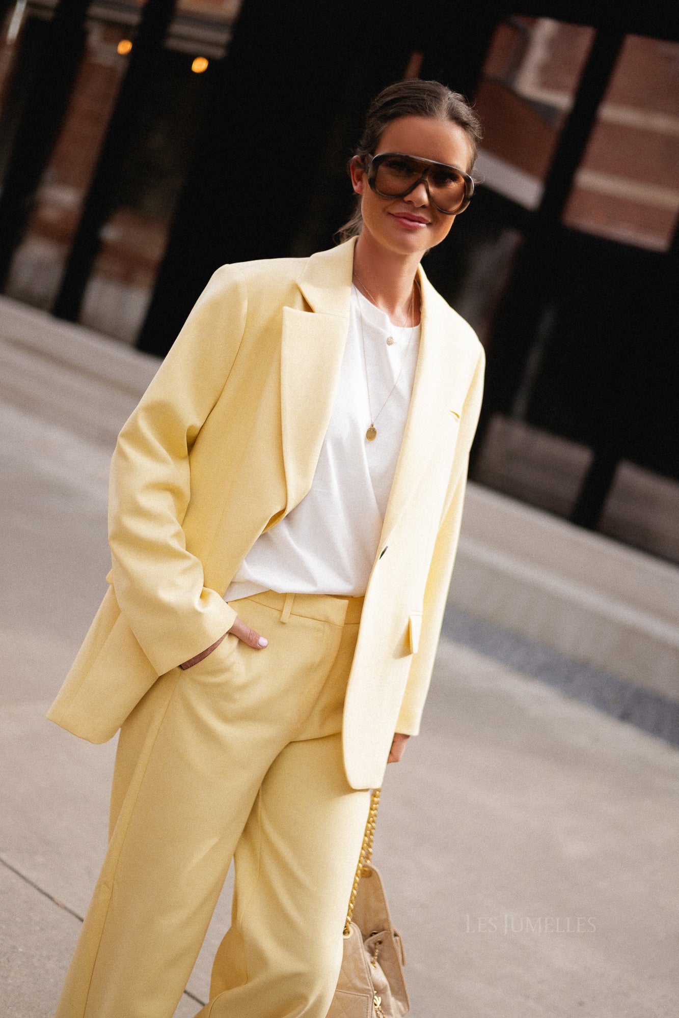 SLFRita oversized blazer italian straw