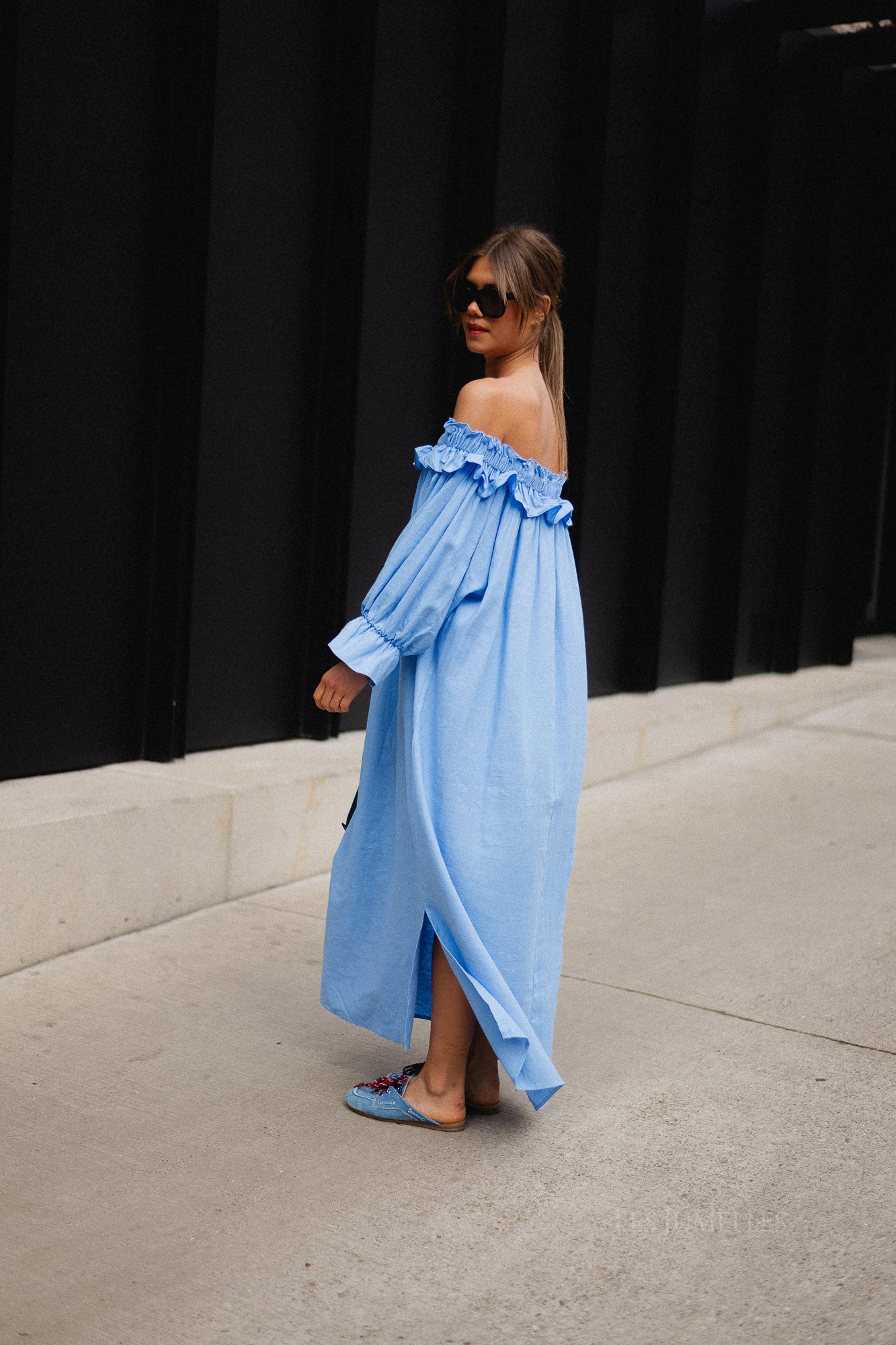 Josephine dress light blue