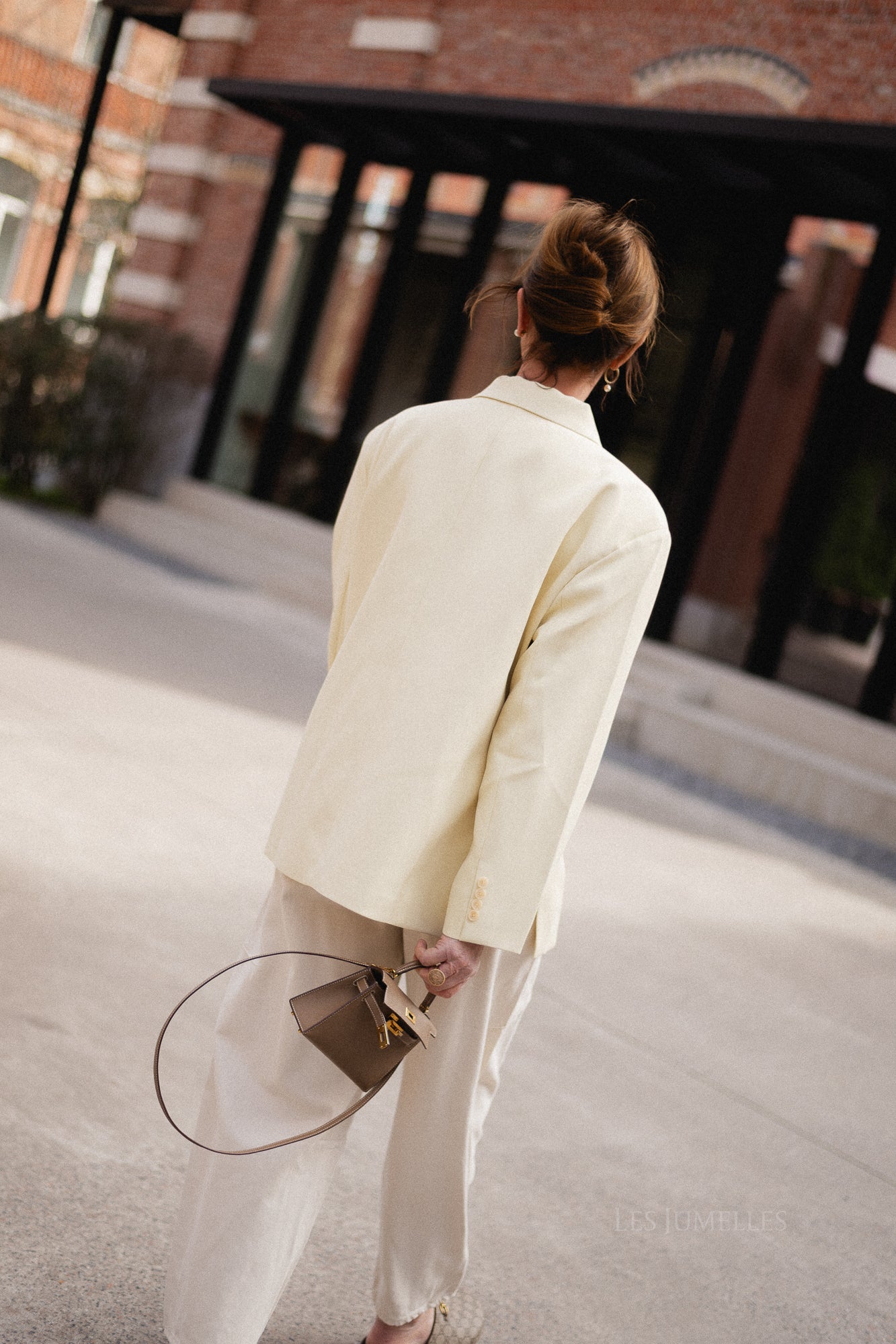 Chloe oversized blazer butter yellow