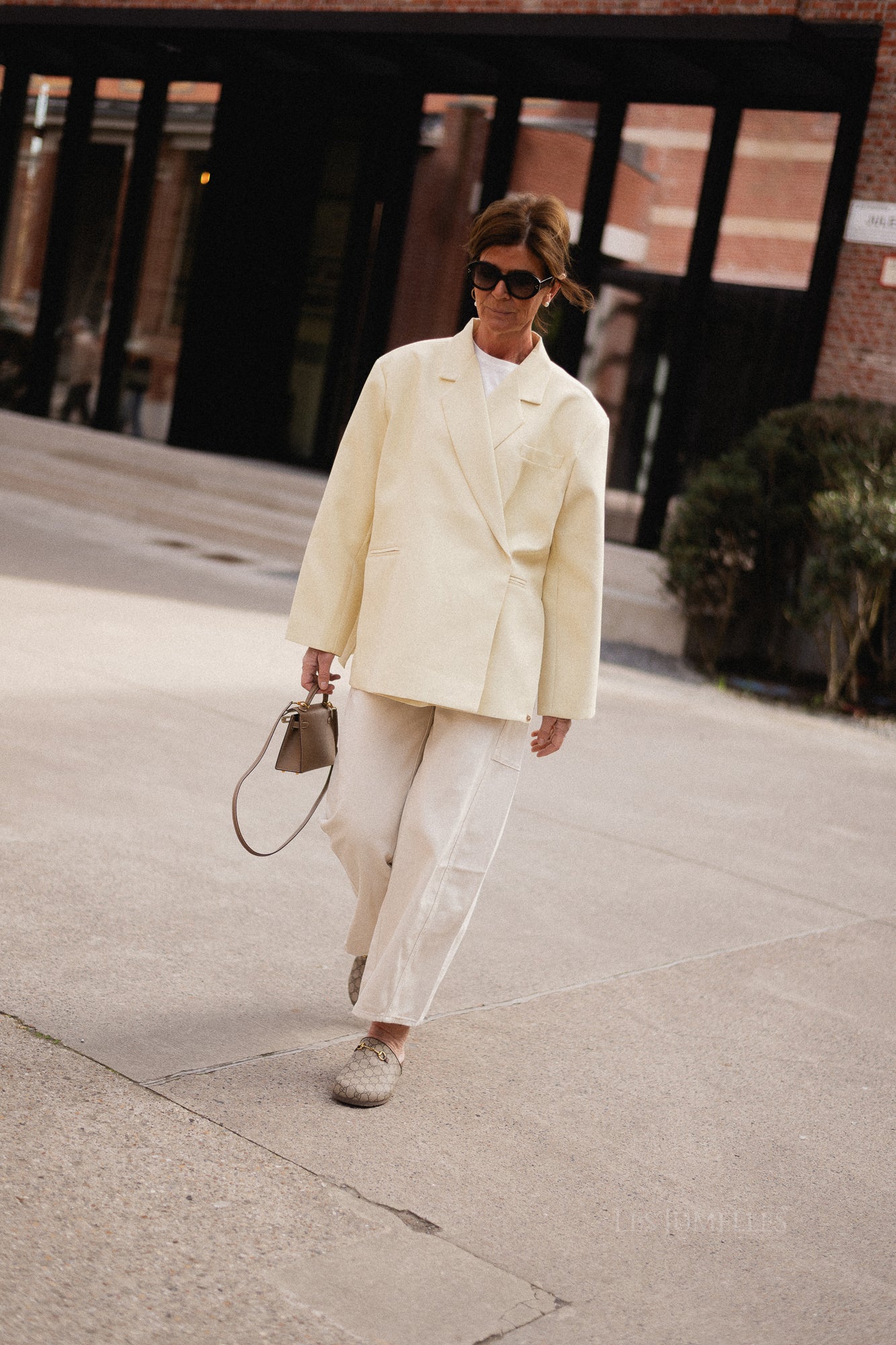 Chloe oversized blazer butter yellow