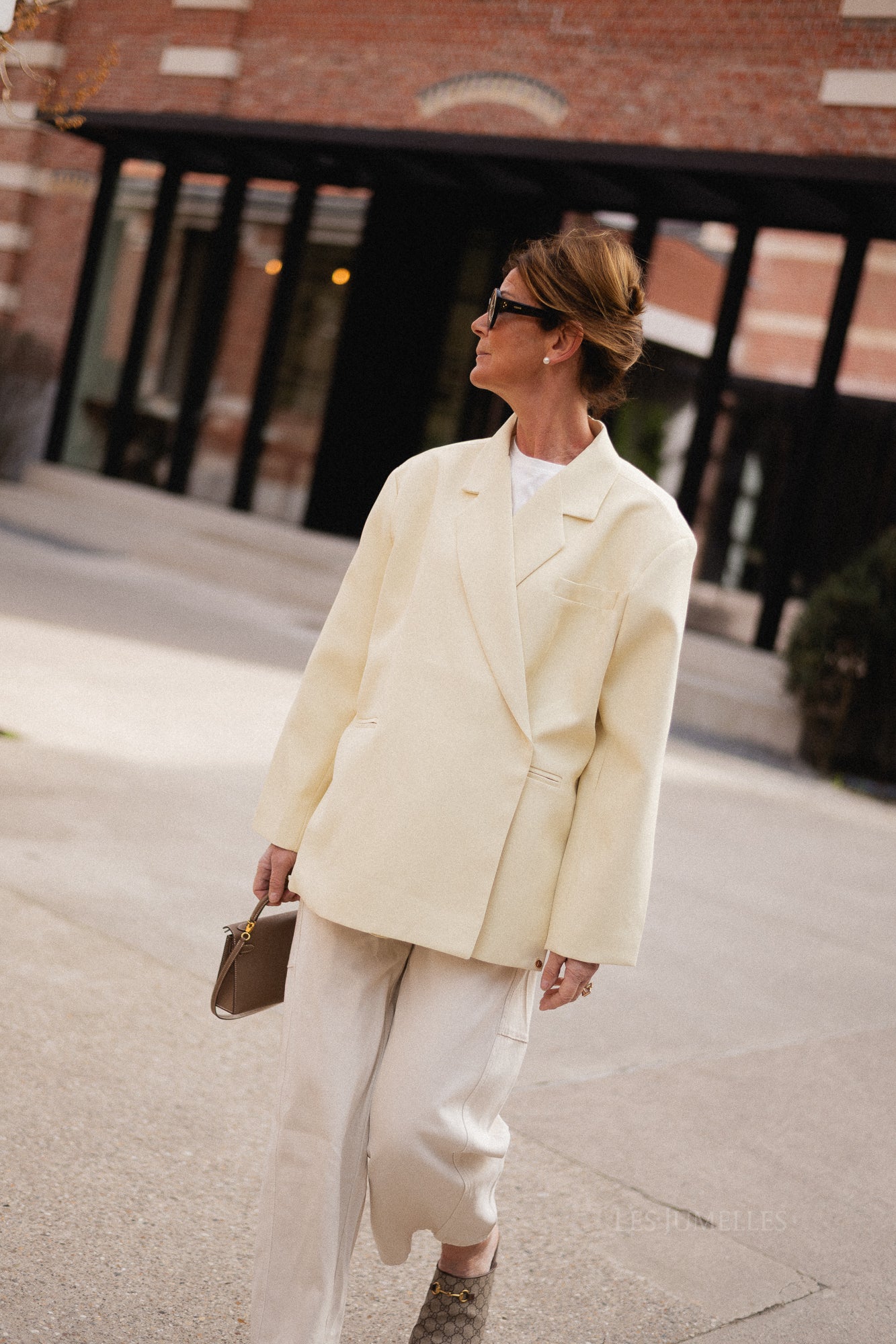 Chloe oversized blazer butter yellow