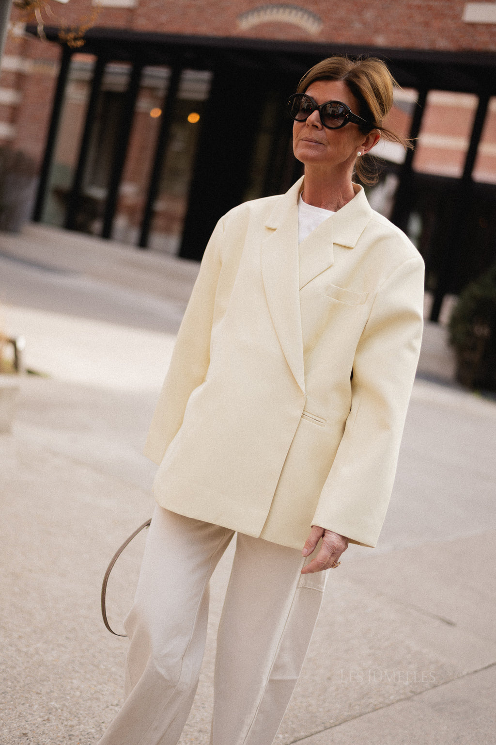 Chloe oversized blazer butter yellow