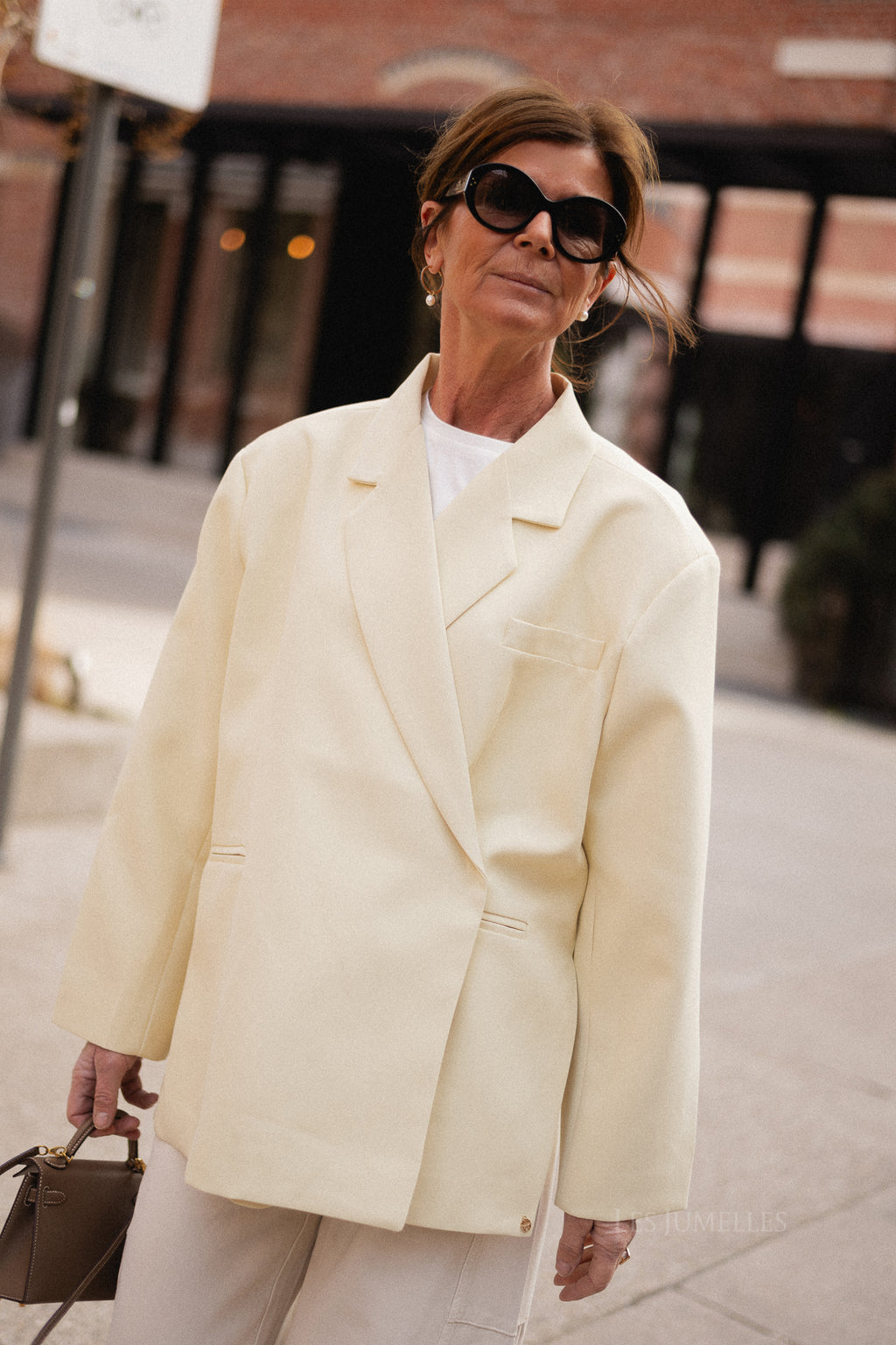 Chloe oversized blazer butter yellow