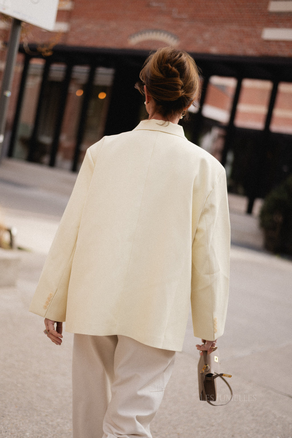 Chloe oversized blazer butter yellow