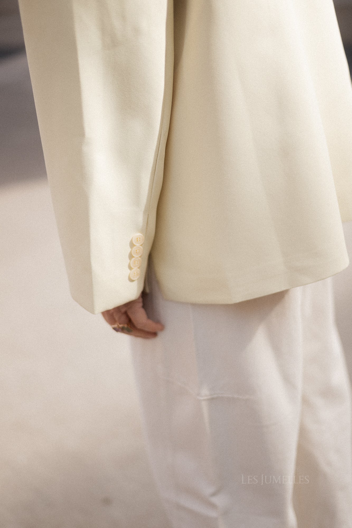 Chloe oversized blazer butter yellow