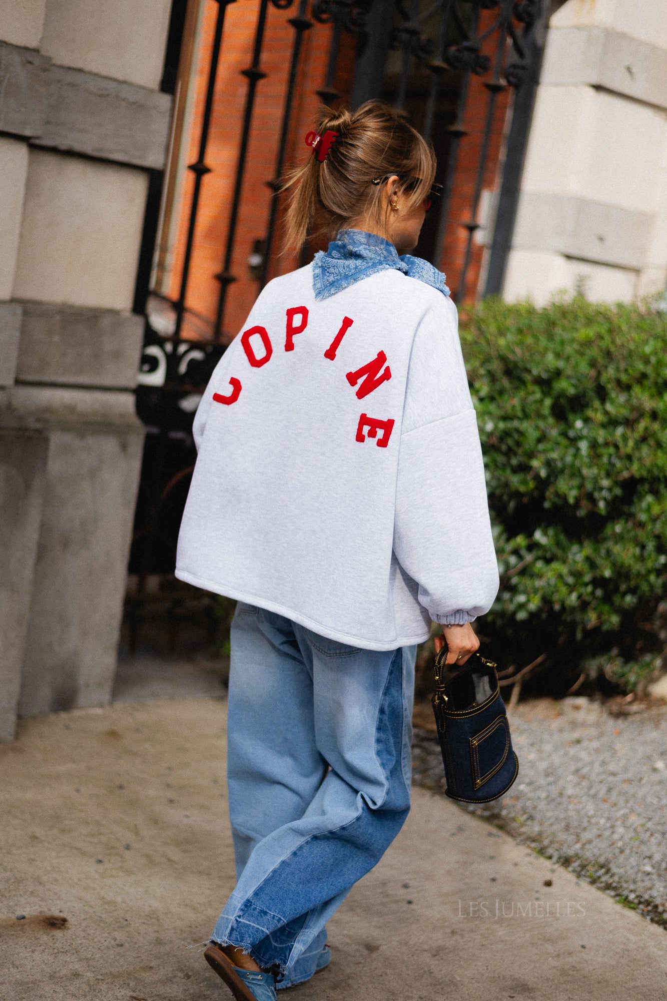 ORIGINAL 'Copine' sweater light grey