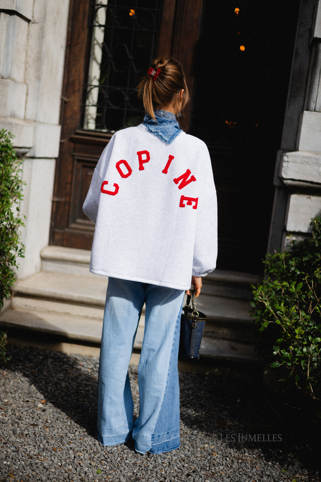 ORIGINAL 'Copine' sweater light grey