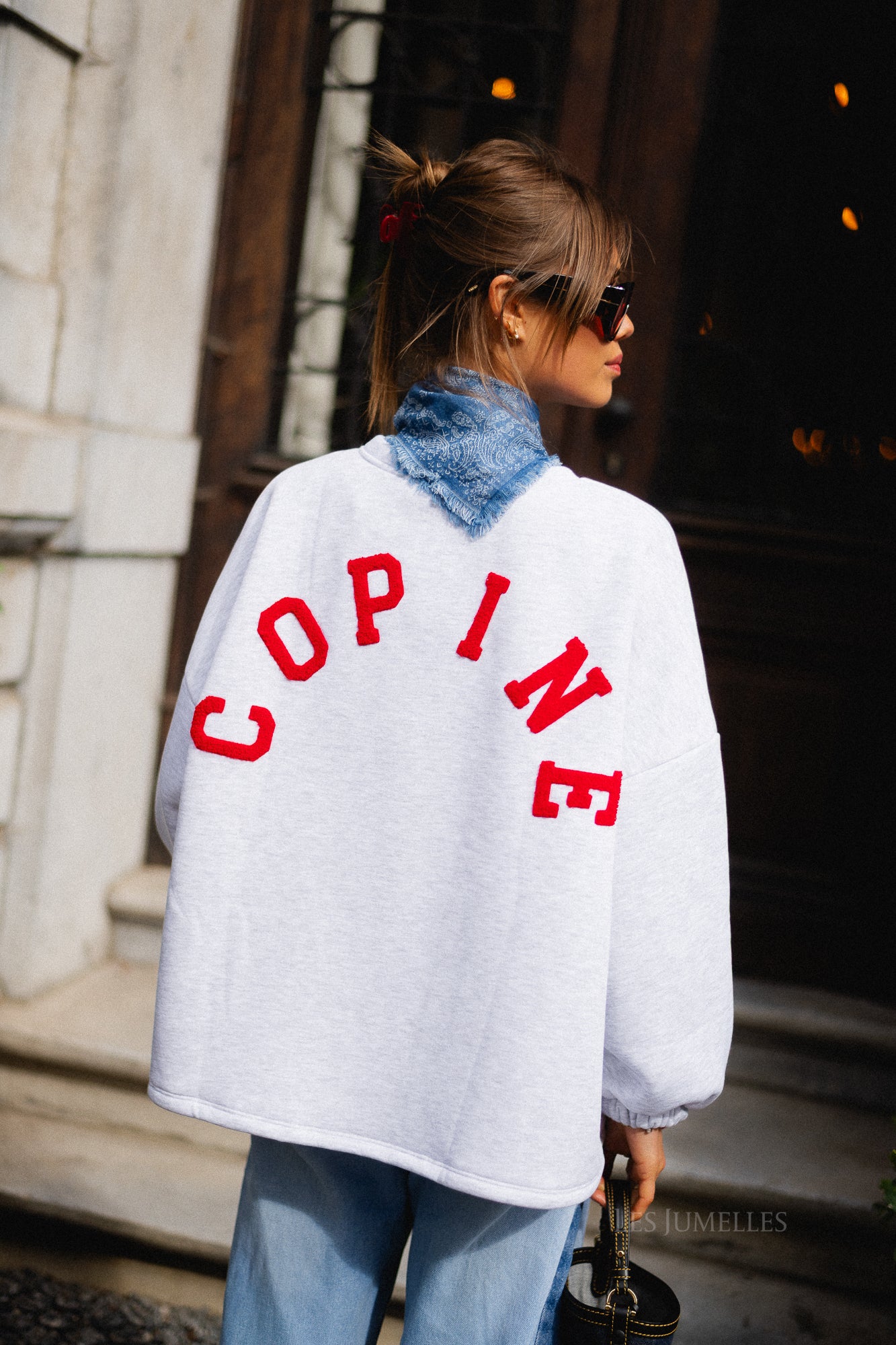 ORIGINAL 'Copine' sweater light grey