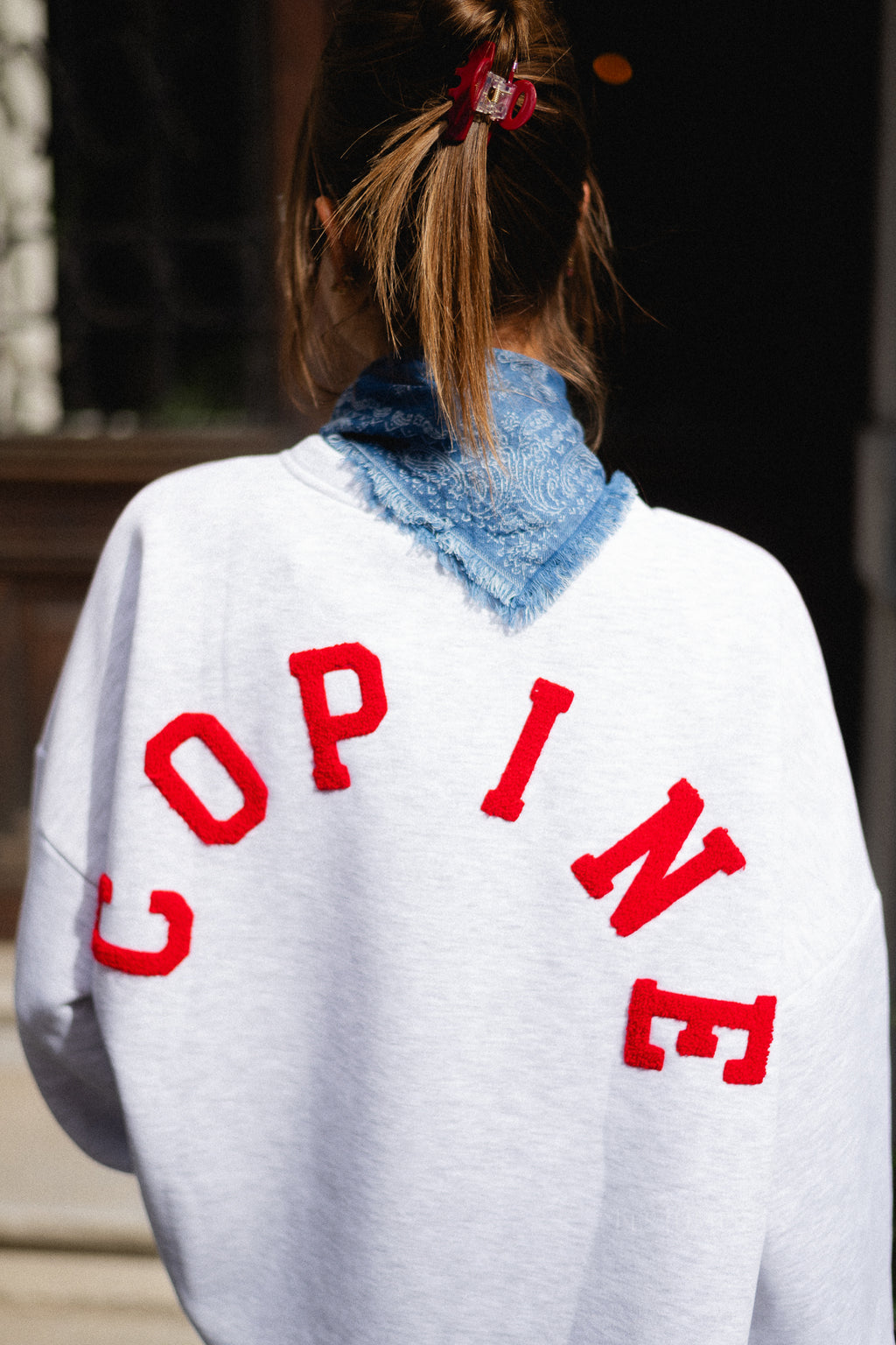 ORIGINAL 'Copine' sweater light grey