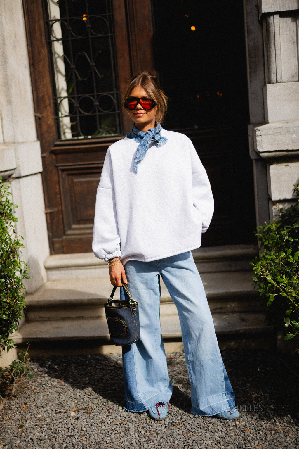 ORIGINAL 'Copine' sweater light grey