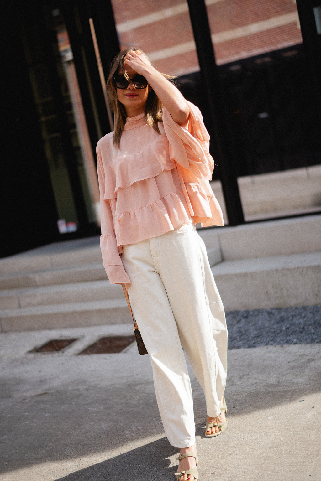 GZChiffany blouse maple sugar