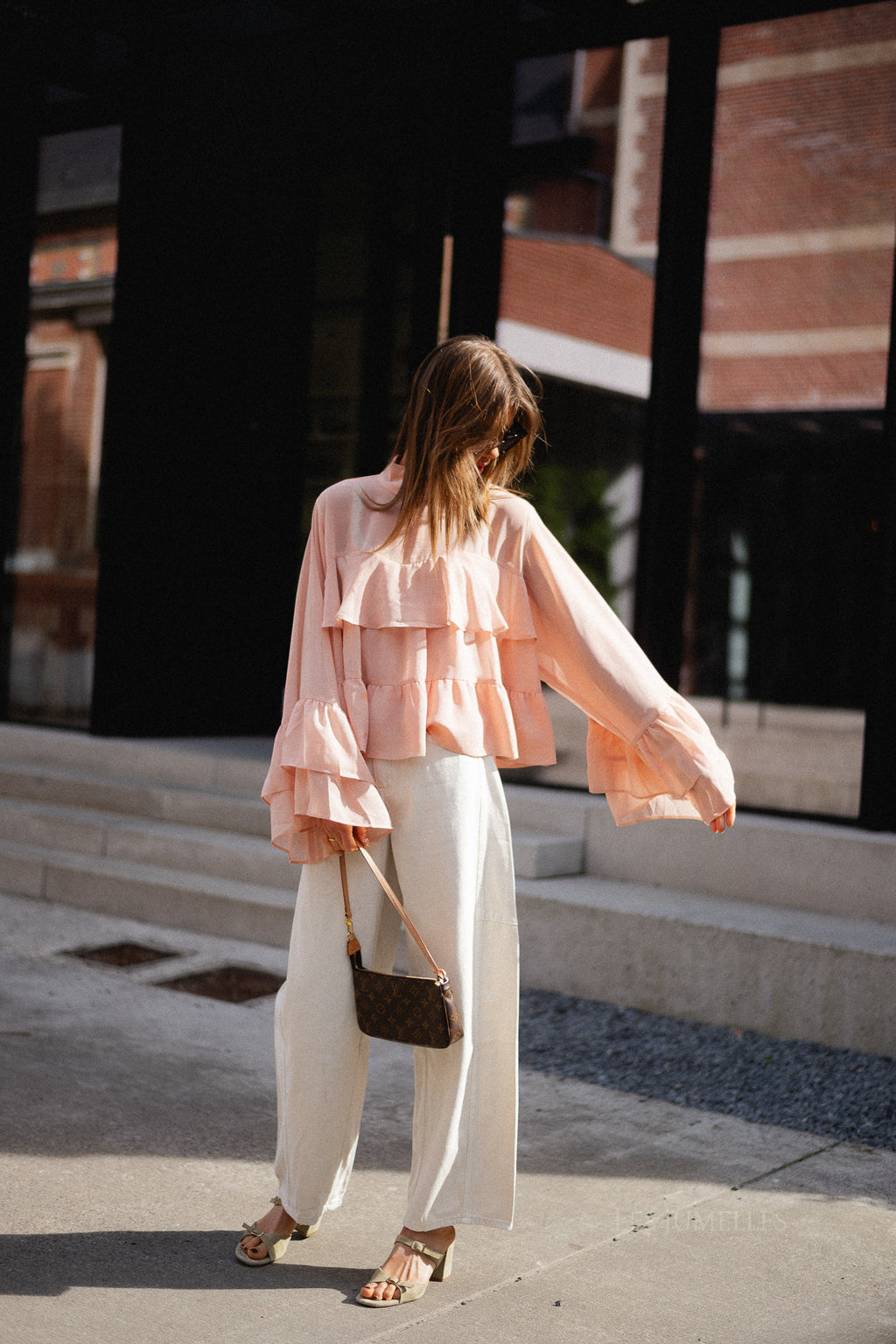 GZChiffany blouse maple sugar